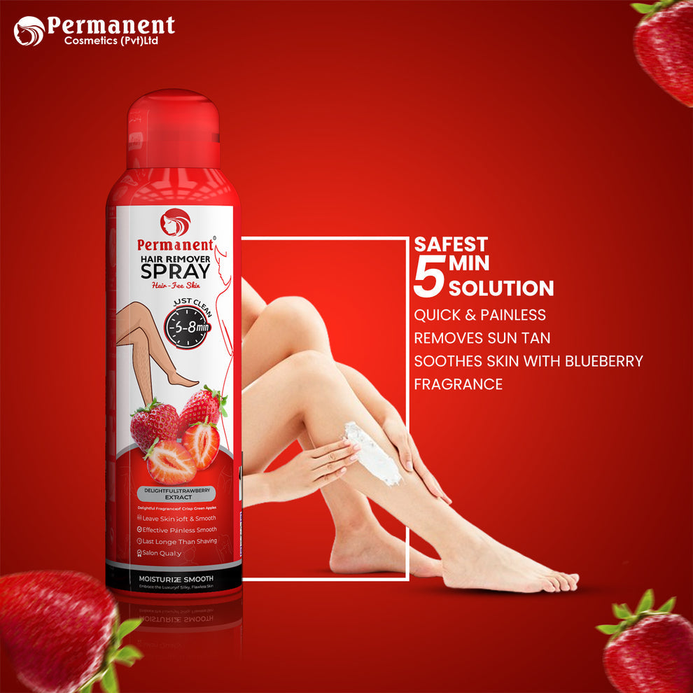 Permanent Hair Removal Spray Strawberry Flavor (200ml)