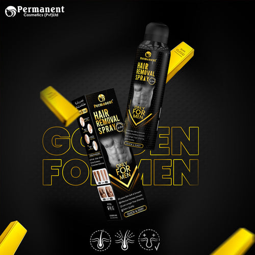 Permanent Men Gold Hair Removal Spray (200ml)