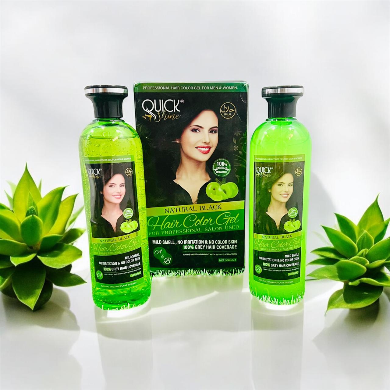 Quick shine hair color for men & women